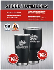 Steel Tumblers sale flyer