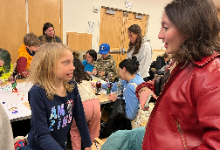 A young girl and young woman