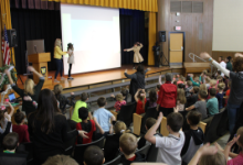 Auditorium full of children