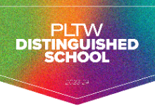 PLTW Distinguished School logo