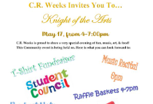 Weeks Knight of the Arts Flyer