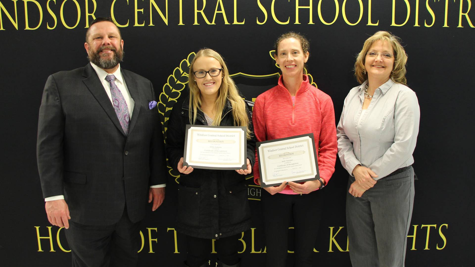 Tom Mastro (not pictured), Sarah Thompson, Ashley Rottkamp