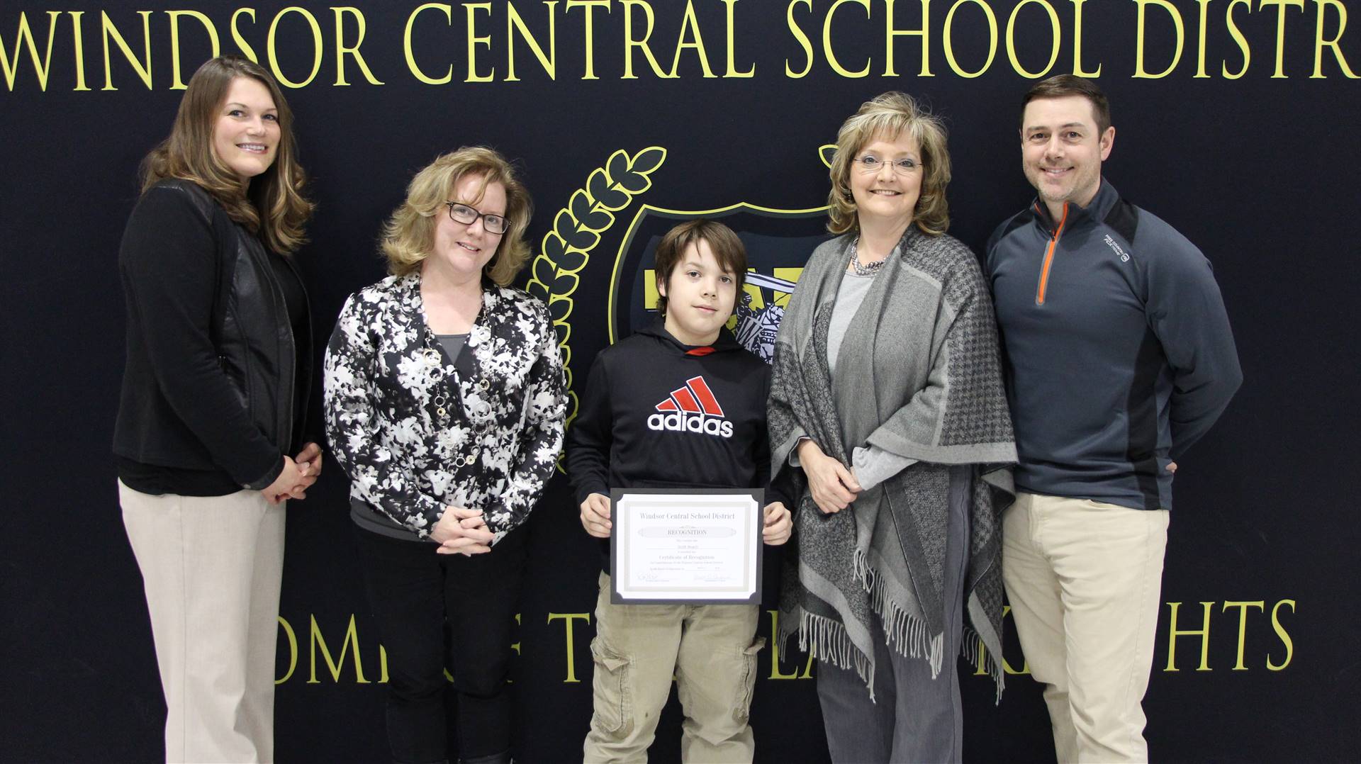 Spelling Bee winners – Eli Scales and Scott Beach