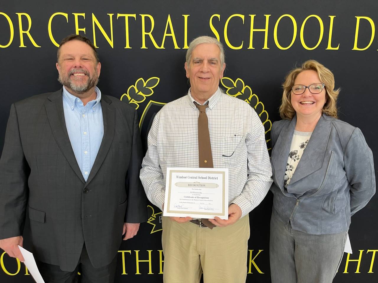 Pete Nowacki, Bill Krasowski, Margo Kibler